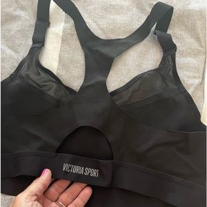 Victoria Secret racer Sport Black Bra in size large